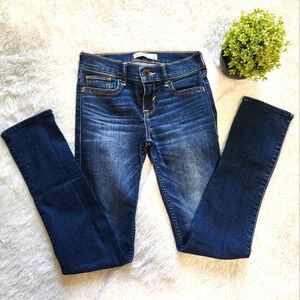 Abercrombie Kids Cute Stretch Jeans Skinny Blue Denim Size 14 Slim